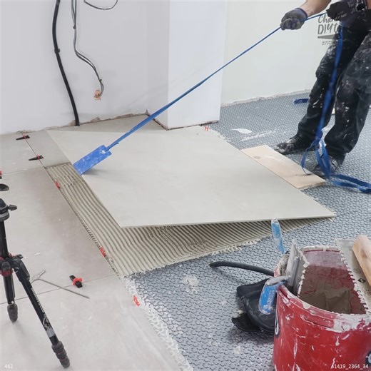 50K views · 206 reactions | How To Install LARGE Format Tiles | Charlie DIYte | Facebook