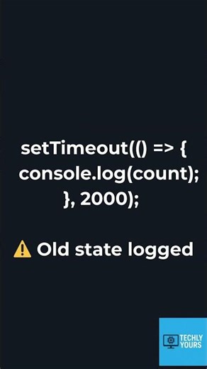 What is a Stale Closure?|React Hooks Explained #coding #javascript #shorts #programming #job #facts