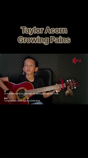 Taylor Acorn - Growing Pains Guitar Chords Cover #shorts