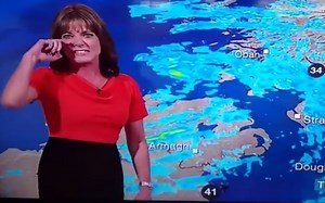 WATCH: BBC weather presenter loses plot on air, breaks into fits of laughter