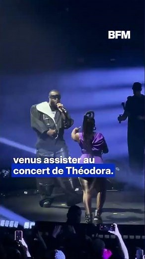 Mis en examen, le chanteur Gims fait une apparition surprise au concert de Theodora