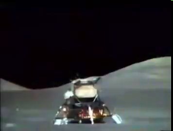 This iconic footage from December 14, 1972, captures the Apollo 17 Lunar Module Challenger ascent stage lifting off from the Moon. With all astronauts aboard the spacecraft, the moment was made possible through precise remote engineering and timing. The video was recorded using the Ground-Commanded Television Assembly (GCTA), a color camera developed by RCA, and was operated from Mission Control in Houston by flight controller Ed Fendell, who earned the nickname “Captain Video” for his role.