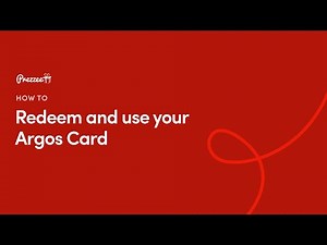 Argos gift card | How to redeem and use