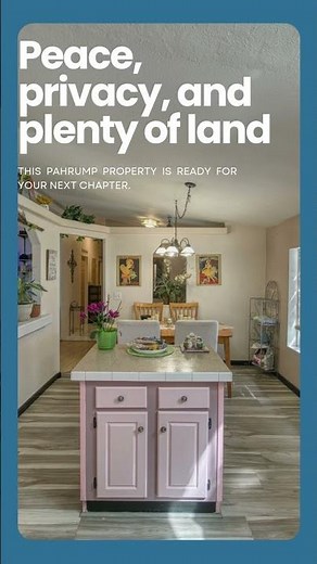 🏡 For Sale | 4.8 Acres | 4 Bed / 2 Bath Home with Private Well in Pahrump, NV #luxury #dreamhome