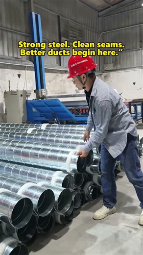 Air duct support for HVAC projects✔ Easy install✔ Strong load#AirDuct #HVACSupport