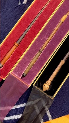 Harry, Ron, and Hermione Ollivander’s First Wands Replicas by The Noble Collection #harrypotter
