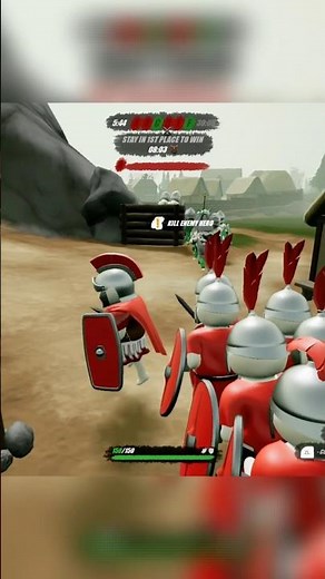 Attacking the enemy in Shieldwall on Nintendo Switch