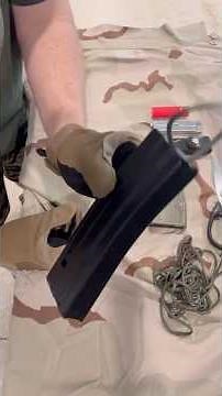 Wish I’d have known this sooner 550 cord magazine pull tabs #militarysurplus #military #paracord