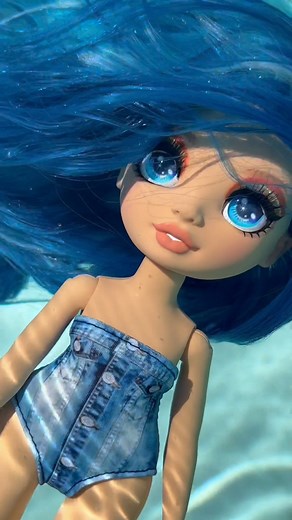 Rainbow High on Instagram: "Anyone else in the mood to go swimming? 🌊✨ Rainbow High Swim & Style Violet, Sunny, Skyler and Ruby are soaking up every last drop of summer! ❤️💛💙💜 #RainbowHigh #RainbowHighSwim #mermaidvibes"