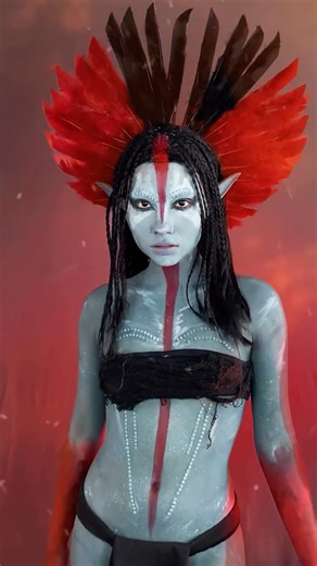 Tina on Instagram: "Varang - Avatar: Fire and Ash 🔥🖤 Con tremenda gripa y todo no me podía quedar sin hacer a esta reina! Amé a Varang y la película también me encantó 🫵🏼 espero que les guste mucho el body paint! #bodypaint #avatar3 #varang #avatarfireandash"