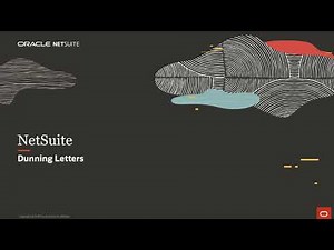 NetSuite Dunning Letters