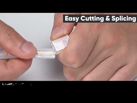 How to Install 120V Driverless COB LED Strip Light | Step-by-Step Guide