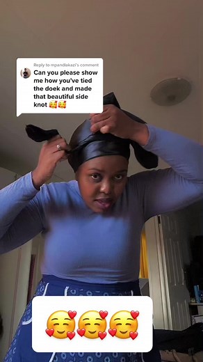 Beautiful Doek Tutorial for Makoti | Reply to @mpandlakazi