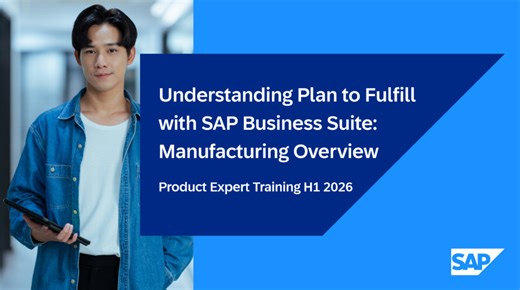 Understanding Plan to Fulfill with SAP Business Suite: Manufactur