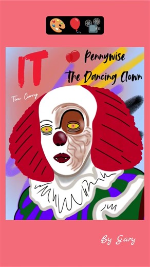 Tim Curry (Fan-Art) (Pennywise the Dancing Clown) 🎨🎈