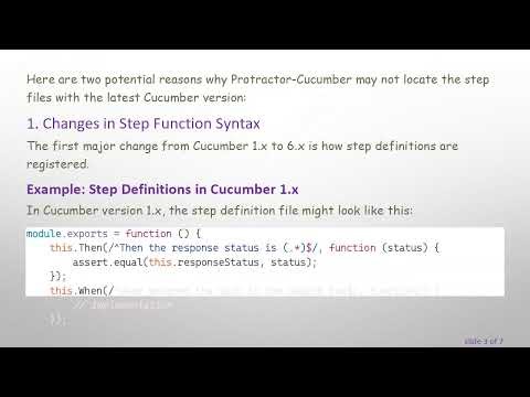 Why Protractor Cucumber Fails to Locate Step Files in the Latest Version - Here’s the Fix!