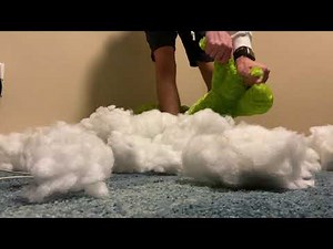 Giant Stuffed Dinosaur Trampled, Crushed and Destroyed by College Feet