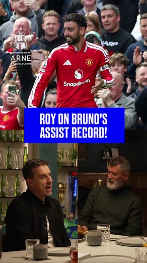 “It’s a circus act!” 😡 Roy had plenty to say about Bruno Fernandes’ assist record on the latest episode of Stick to Football… and, as always, he didn’t hold back. 🗣️ #bruno #brunofernades #roykeane #manchesterunited #theoverlap