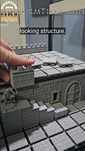 🎲 MODULAR BATTLEMENT: Turn Any Roof into a D&D Castle!
