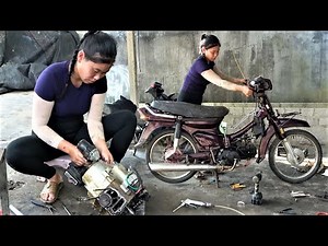 From Flood Victim to Road Warrior: Mechanical Girl’s Extreme Engine Recovery! 🌊🔧