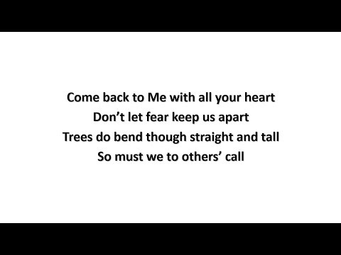 Come Back To Me (Hosea) (lyrics) - Gregory Norbet (1972)