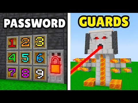 15+ PERFECT Ways To Secure House in Minecraft!