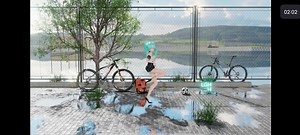 【MMD搬运】初音miku 大长腿 安全裤