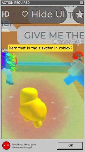 Derr what is the elevator in roblox