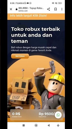 How to Get FREE ROBUX on BELIRBX - Roblox Indonesia!!
