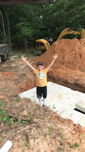 New septic installation ￼