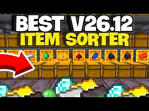 NEW V.26.12 Item Sorter for Minecraft Bedrock – Works on ANY Storage!