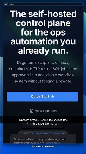 Dagu: Airflow Without the Airflow — A Single-Binary Workflow Engine #Shorts