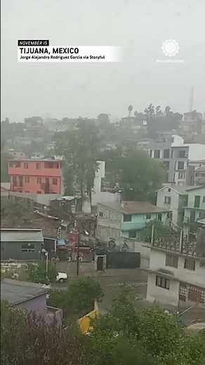 Lightning Strikes Building In Tijuana, Mexico | AccuWeather