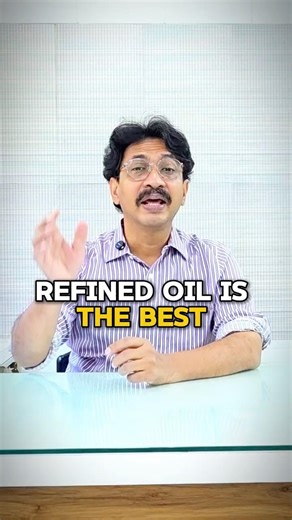 Refined oil is the best #food #doctorexplains #oil #sensora #healthawareness #sensora