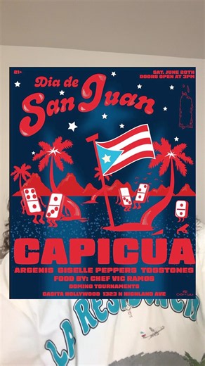 Missing Puerto Rico? Visit Capicúa for Día de San Juan! 🇵🇷