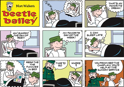 Beetle Bailey Comic Strip 2026-04-19 | Comics Kingdom
