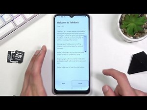 How to Enable Talkback in SAMSUNG Galaxy M22 Screen Reader Feature