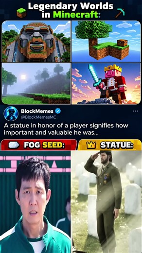 Legendary Minecraft Worlds Only OG Players Remember! 🌍😱 #minecraft