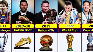 251K views · 10K reactions | Lionel Messi's Career All Trophies And...
