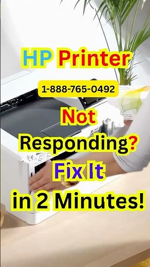 HP Printer Not Responding? ⚠️ Try These Quick Fixes (100% Working!)