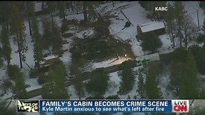 Family's cabin is now a crime scene