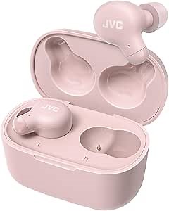 JVC Marshmallow True Wireless Bluetooth 5.3 Earbuds – 28H Battery, Memory Foam Earpieces for All-Day Comfort, IPX4 Water Resistant, Mic, Compact Case, for iPhone & Android