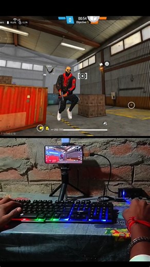 How To Play Keyboard⌨️ And Mouse🖱Gem Play Video #freefire #yt #short