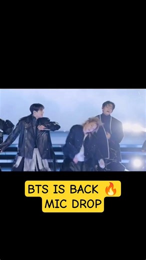 BTS Performs “Mic Drop” After Years 🔥. #bts #btscomeback #micdrop #kpop #usa