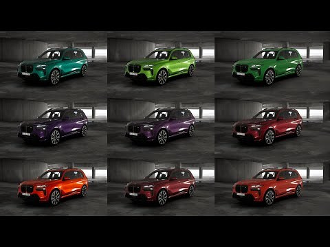 2024 BMW X7 - All Individual 54 Colors Option Choice || Find your favourite BMW Individual colour
