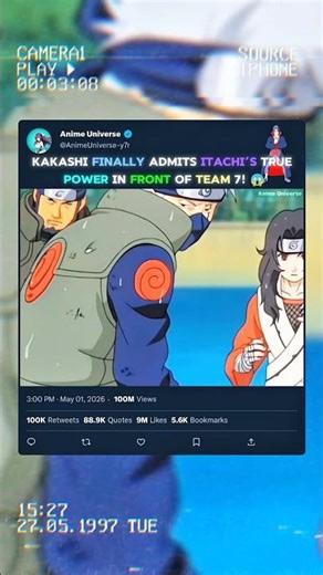 Kakashi Honors Itachi in Front of Team 7 😳🔥 The Respect for Itachi Uchiha #AnimeReels #uchiha #fyp