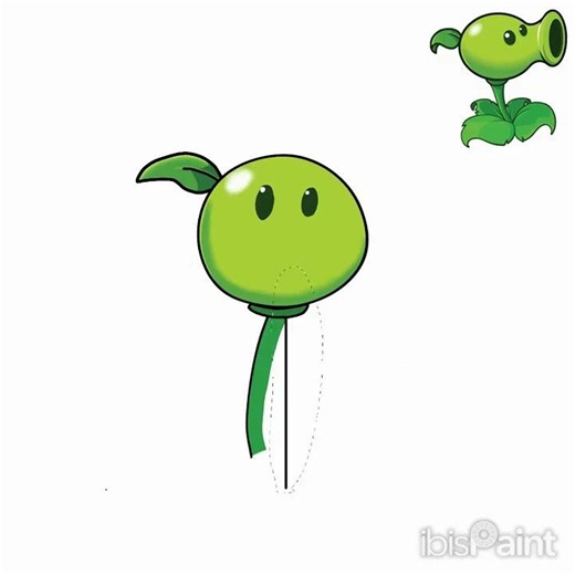 pvz Pea Shooter Drawing #art #pvz #helpmemakethismakesense #animation #drawing #plantsvszombies