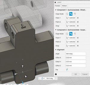 Making a suspension wishbone system