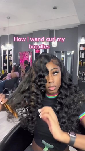 Get Stunning Big Curls with Wand Curling Technique