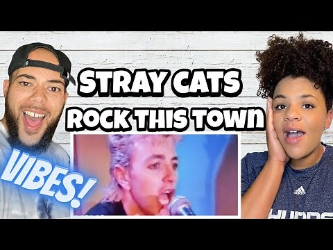 SO MUCH FUN!.. | FIRST TIME HEARING Stray Cats - Rock This Town REACTION